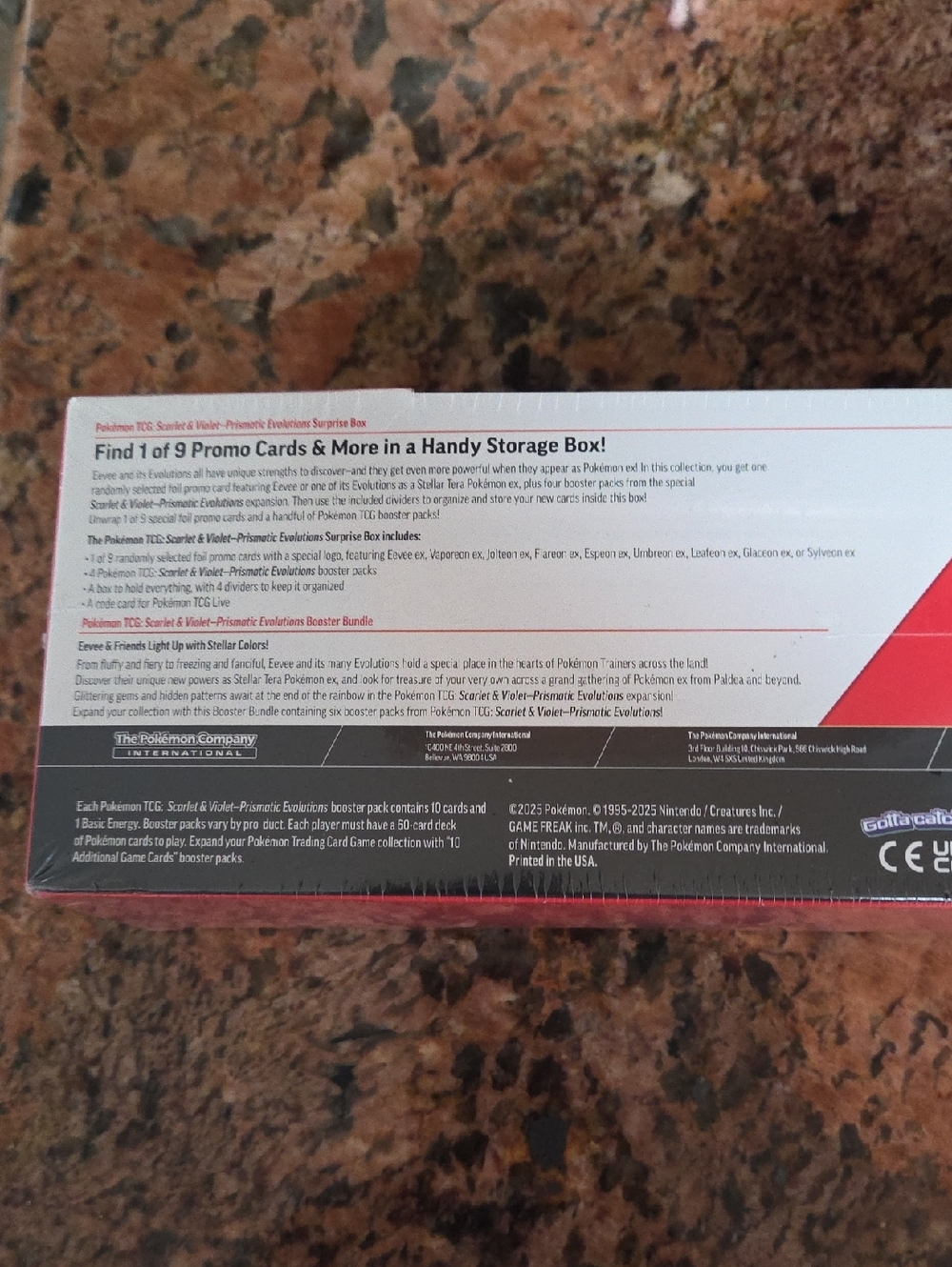Pokemon TCG Scarlet & Violet Prismatic Evolutions Surprise Box - Picture 2 of 4